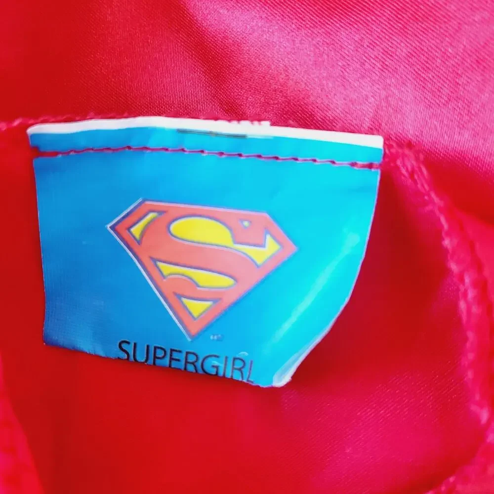 Large Supergirl costume removable cape
